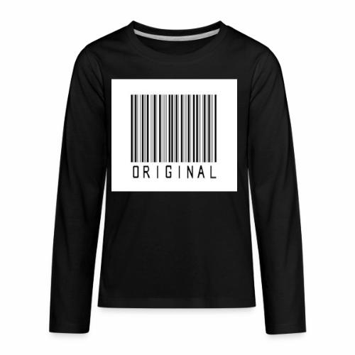 ORIGINAL (BARCODE) - Kids' Premium Long Sleeve T-Shirt