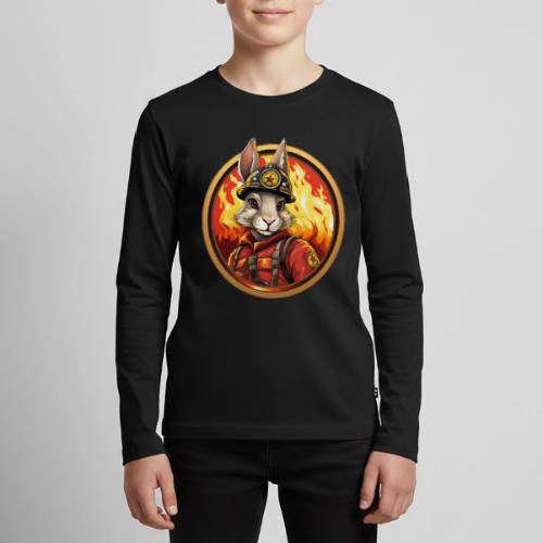 Rabbit Firefighter - Kids' Premium Long Sleeve T-Shirt