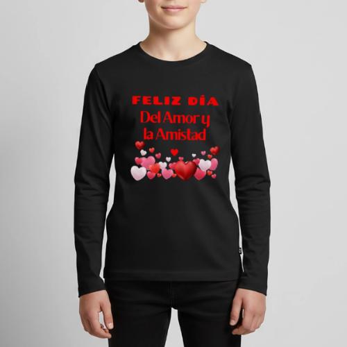 Design Happy Day of Love and Friendship, February. - Kids' Premium Long Sleeve T-Shirt