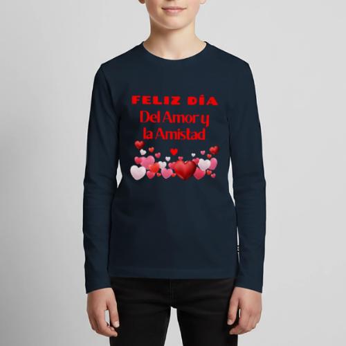 Design Happy Day of Love and Friendship, February. - Kids' Premium Long Sleeve T-Shirt