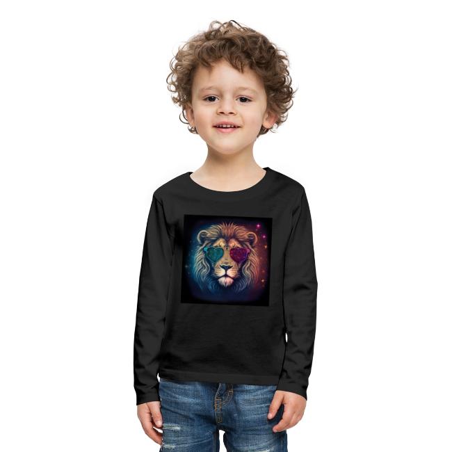 Jesus Lion of Judah wearing love glasses