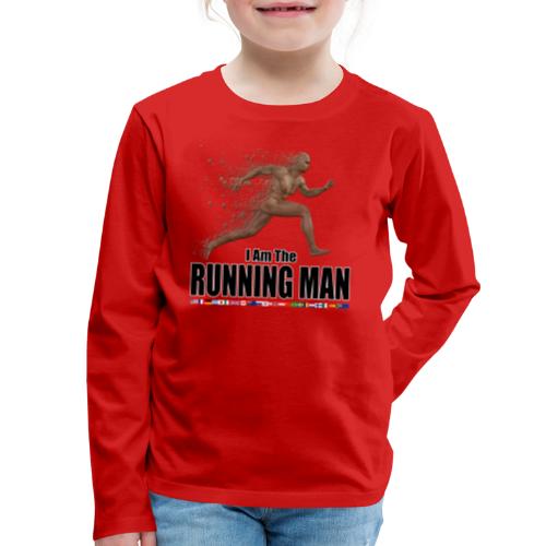 I am the Running Man - Cool Sportswear - Kids' Premium Long Sleeve T-Shirt