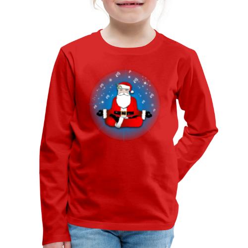 Santa s Meditation - Kids' Premium Long Sleeve T-Shirt
