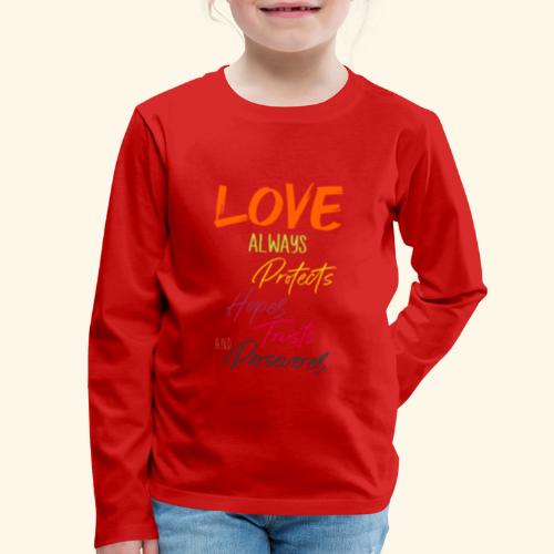 1 05 portects - Kids' Premium Long Sleeve T-Shirt