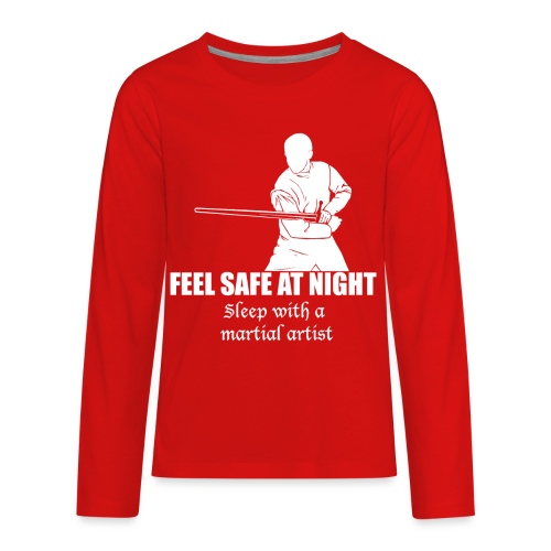 Feel safe male LS - Kids' Premium Long Sleeve T-Shirt