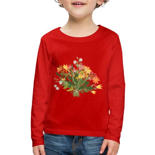 Gather Your Courage Like Wild Flowers - Kids' Premium Long Sleeve T-Shirt