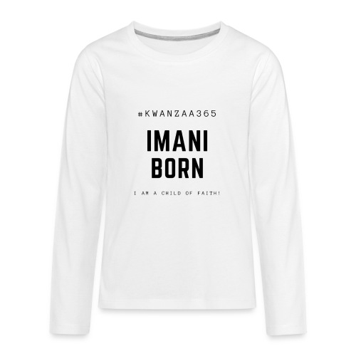 imani day shirt - Kids' Premium Long Sleeve T-Shirt