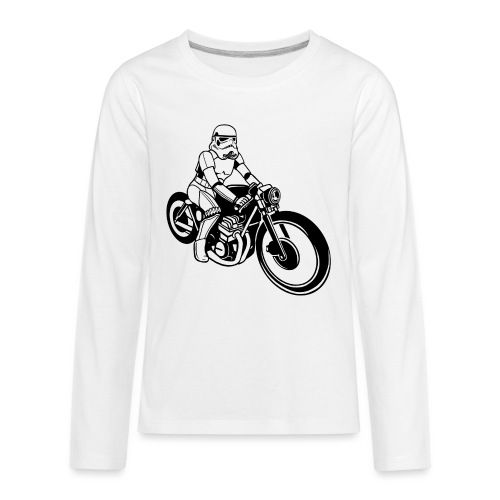 Stormtrooper Motorcycle - Kids' Premium Long Sleeve T-Shirt