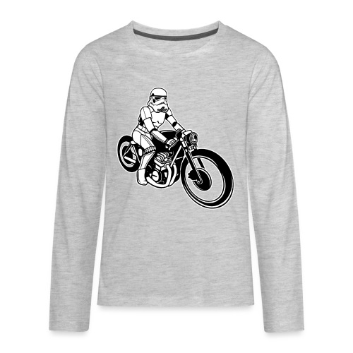 Stormtrooper Motorcycle - Kids' Premium Long Sleeve T-Shirt