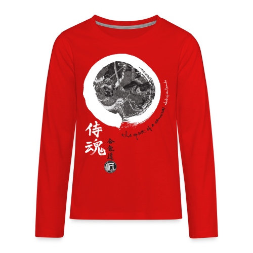 ASL Samurai shirt - Kids' Premium Long Sleeve T-Shirt