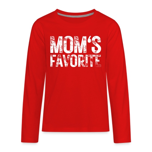 MOM's Favorite (heavily distressed version) - Kids' Premium Long Sleeve T-Shirt