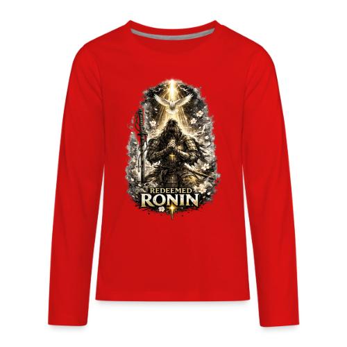 The Armor of God Warrior - Kids' Premium Long Sleeve T-Shirt