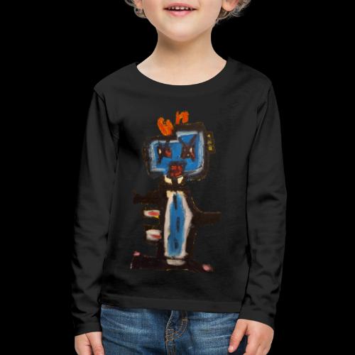GIANT AWESOME ROBOT! - Kids' Premium Long Sleeve T-Shirt