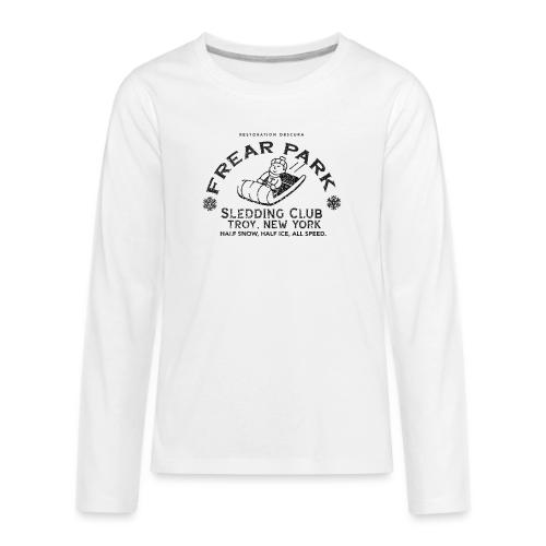 RO Frear Park Sledding Club Distressed Dark - Kids' Premium Long Sleeve T-Shirt
