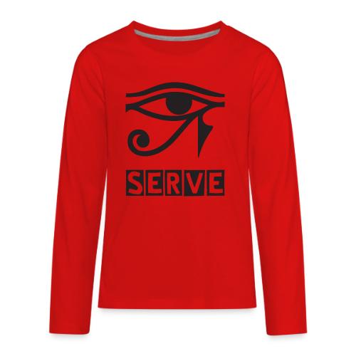 EYE SERVE DSGN TRNSP - Kids' Premium Long Sleeve T-Shirt