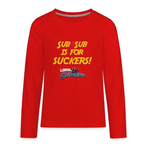 Anti Sub4Sub - Kids' Premium Long Sleeve T-Shirt