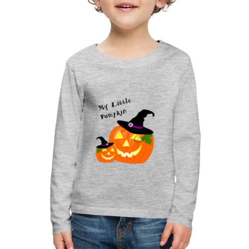My Little Pumpkin in a Witches Hat - Kids' Premium Long Sleeve T-Shirt