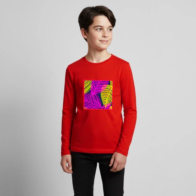 Neon Leaf Delight Chromatic Art