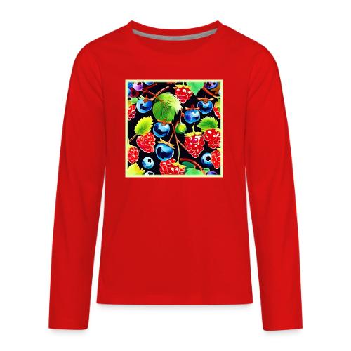 Berryful Delight Art - Kids' Premium Long Sleeve T-Shirt