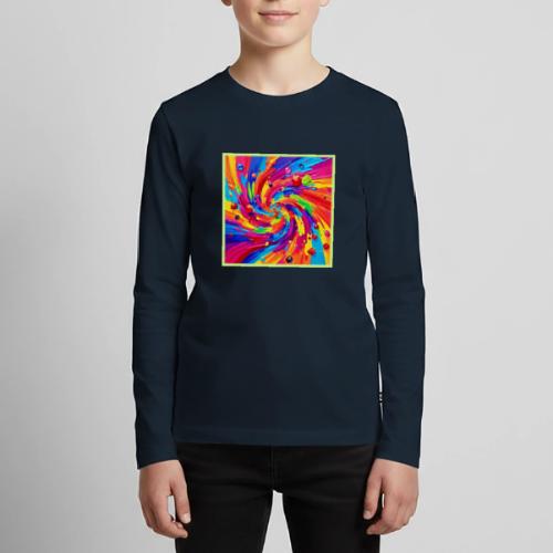 Colorful Fruit Vortex - Kids' Premium Long Sleeve T-Shirt