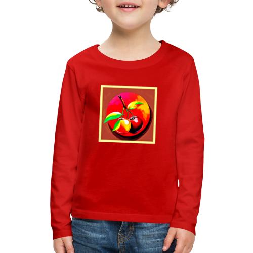 Vibrant Cherry Duo - Kids' Premium Long Sleeve T-Shirt