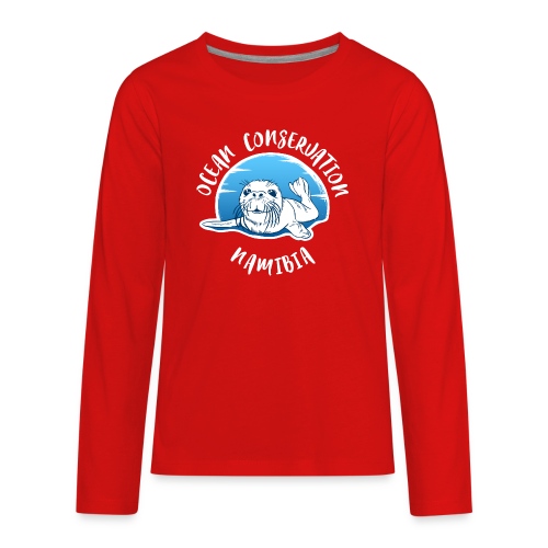 Smiling Seal - Kids' Premium Long Sleeve T-Shirt
