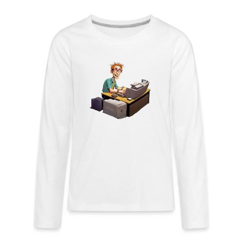 Hard At Work - Kids' Premium Long Sleeve T-Shirt