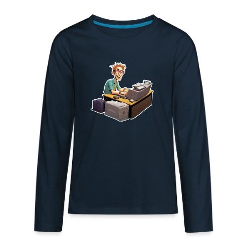 Hard At Work - Kids' Premium Long Sleeve T-Shirt