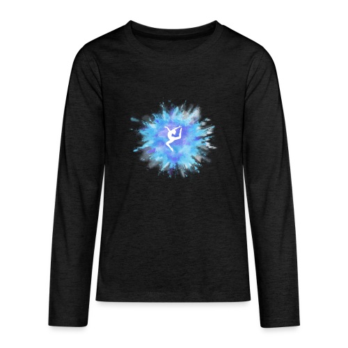 BluePurpleExplosionStagJump - Kids' Premium Long Sleeve T-Shirt