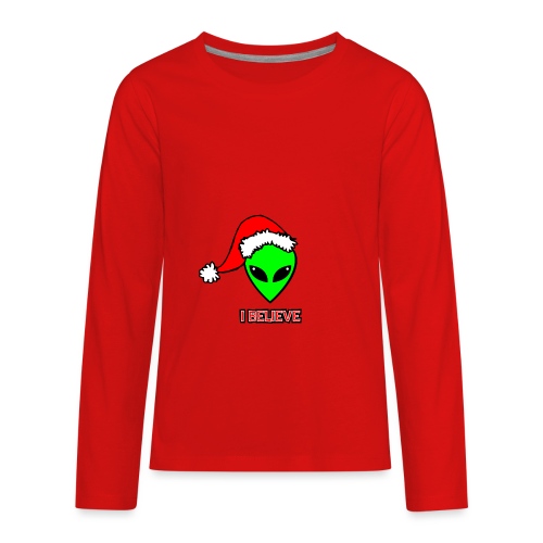 Santa Alien - T-shirt Premium à manches longues pour enfant