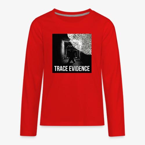 Trace Evidence Logo - Kids' Premium Long Sleeve T-Shirt