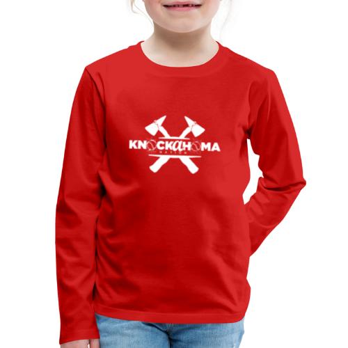 Knockahoma Nation New Logo with Tomahawks - Kids' Premium Long Sleeve T-Shirt
