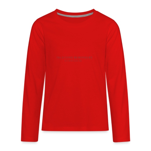 TLR LOGO Dark - Kids' Premium Long Sleeve T-Shirt