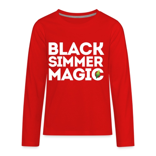 Black Simmer Magic #1 - Kids' Premium Long Sleeve T-Shirt
