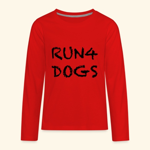 RUN4DOGS NAME - Kids' Premium Long Sleeve T-Shirt