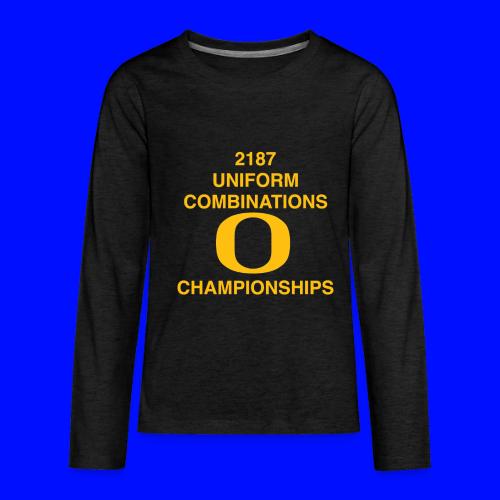 2187 UNIFORM COMBINATIONS O CHAMPIONSHIPS - Kids' Premium Long Sleeve T-Shirt