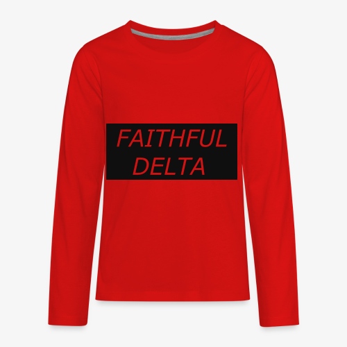 Faithful - Kids' Premium Long Sleeve T-Shirt