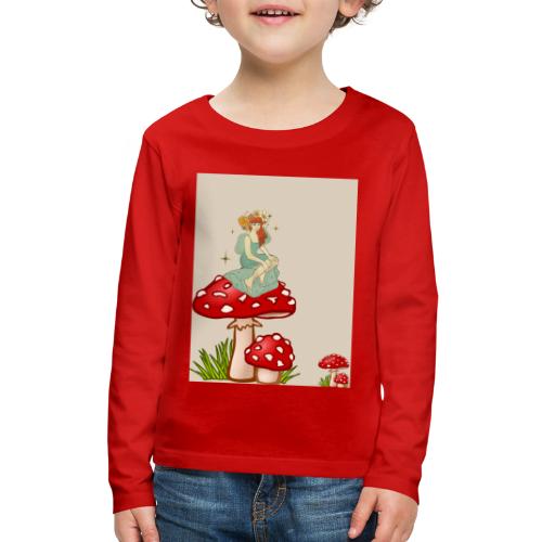 Fairy Amongst The Shrooms - Kids' Premium Long Sleeve T-Shirt