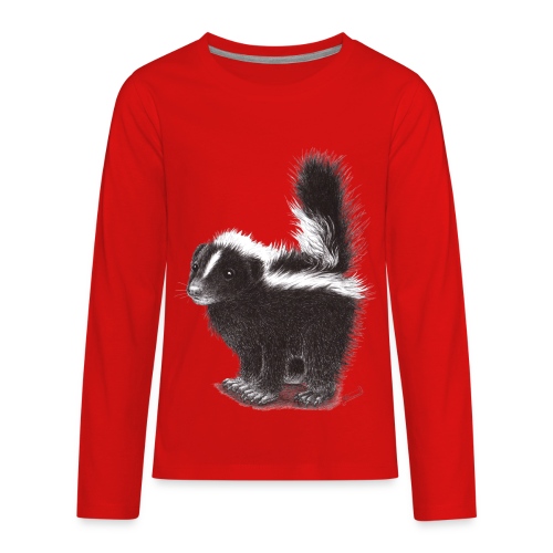 Cool cute funny Skunk - Kids' Premium Long Sleeve T-Shirt