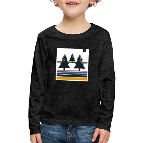 Trees on the Horizon - Kids' Premium Long Sleeve T-Shirt