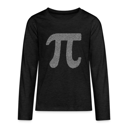 Pi 3.14159265358979323846 Math T-shirt - Kids' Premium Long Sleeve T-Shirt