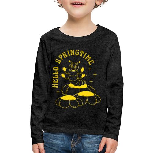 Yellow caterpillar - Kids' Premium Long Sleeve T-Shirt