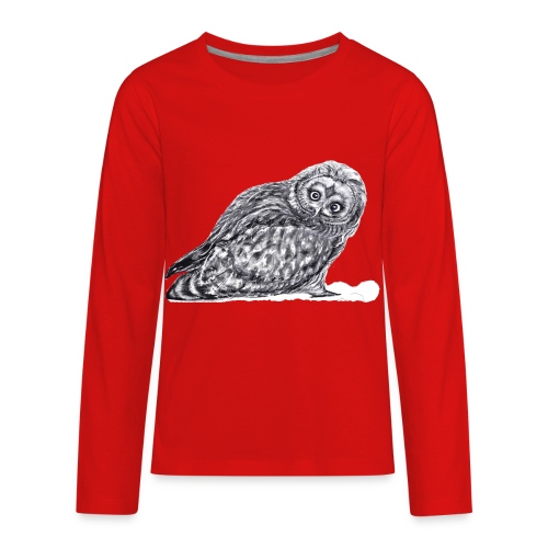 Owl snow - Kids' Premium Long Sleeve T-Shirt