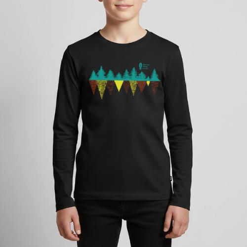 Treeline Geometry - Kids' Premium Long Sleeve T-Shirt