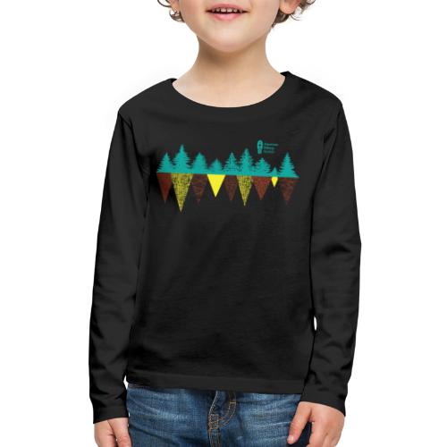 Treeline Geometry - Kids' Premium Long Sleeve T-Shirt