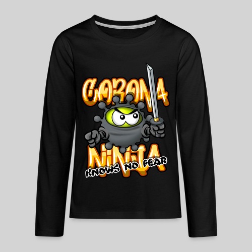 Corona Ninja - Kids' Premium Long Sleeve T-Shirt