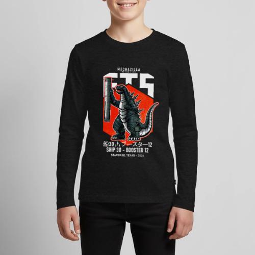 Flight Test Five - Mechazilla, Grunge Edition - Kids' Premium Long Sleeve T-Shirt