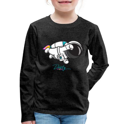 Flying Asconaut - Kids' Premium Long Sleeve T-Shirt