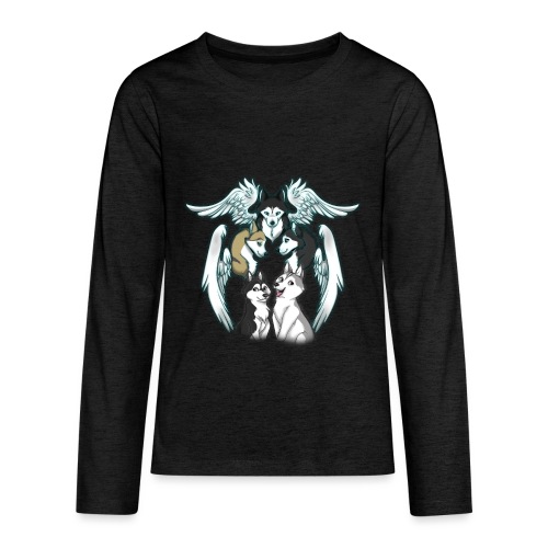 Siberian Husky Angels - Kids' Premium Long Sleeve T-Shirt