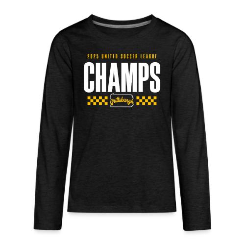 Grittsburgh - USL Champs - Kids' Premium Long Sleeve T-Shirt